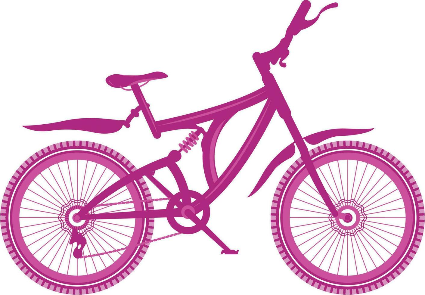 cykel vektor illustration