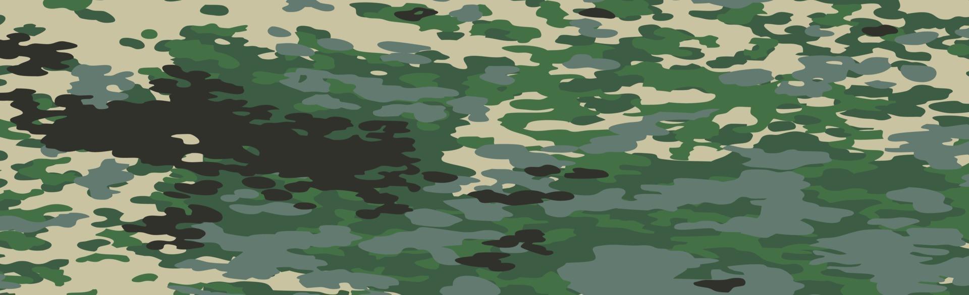 militär eller jakt panorama khaki vektor
