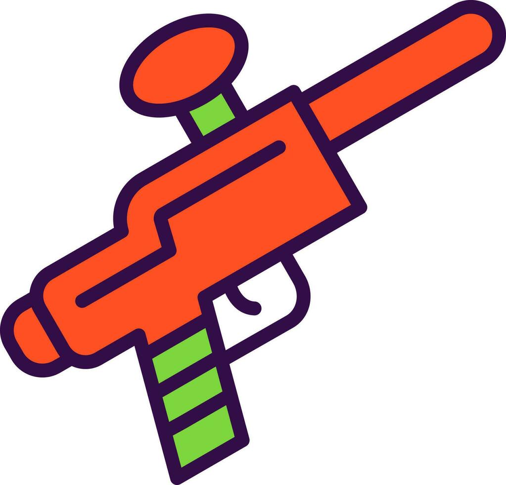 Paintball-Vektor-Icon-Design vektor