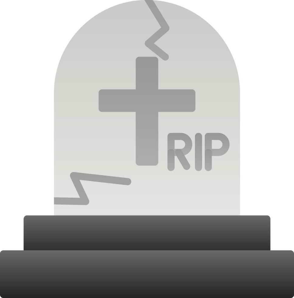 Friedhof-Vektor-Icon-Design vektor