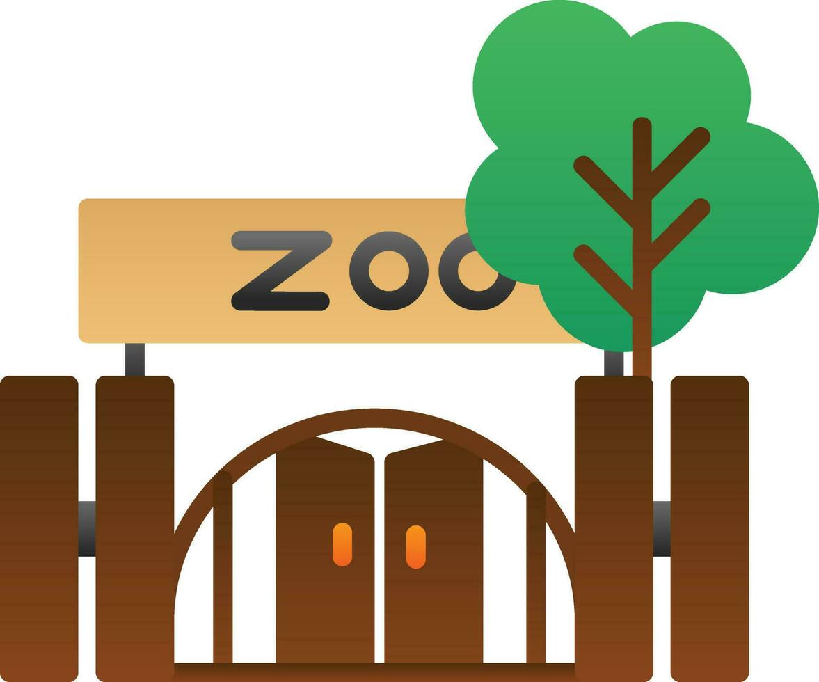 Zoo-Vektor-Icon-Design vektor