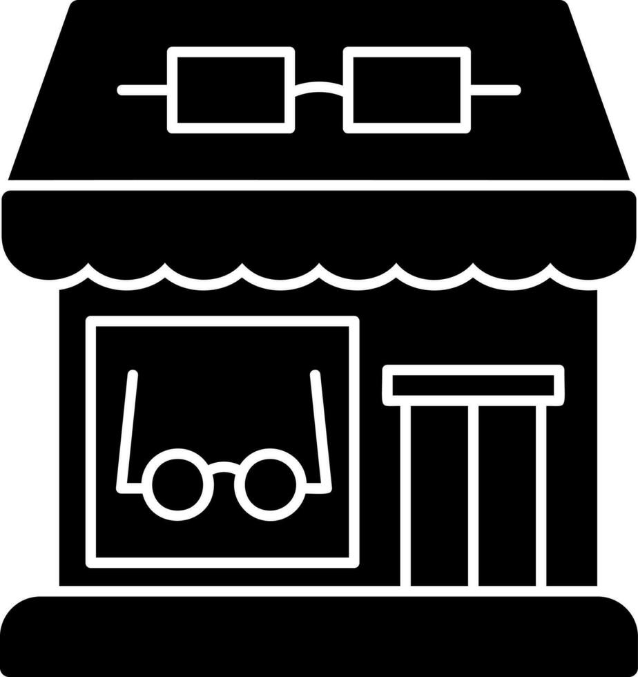 optische Shop-Vektor-Icon-Design vektor