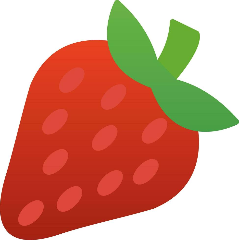 Erdbeer-Vektor-Icon-Design vektor