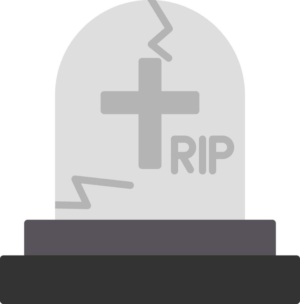 Friedhof-Vektor-Icon-Design vektor