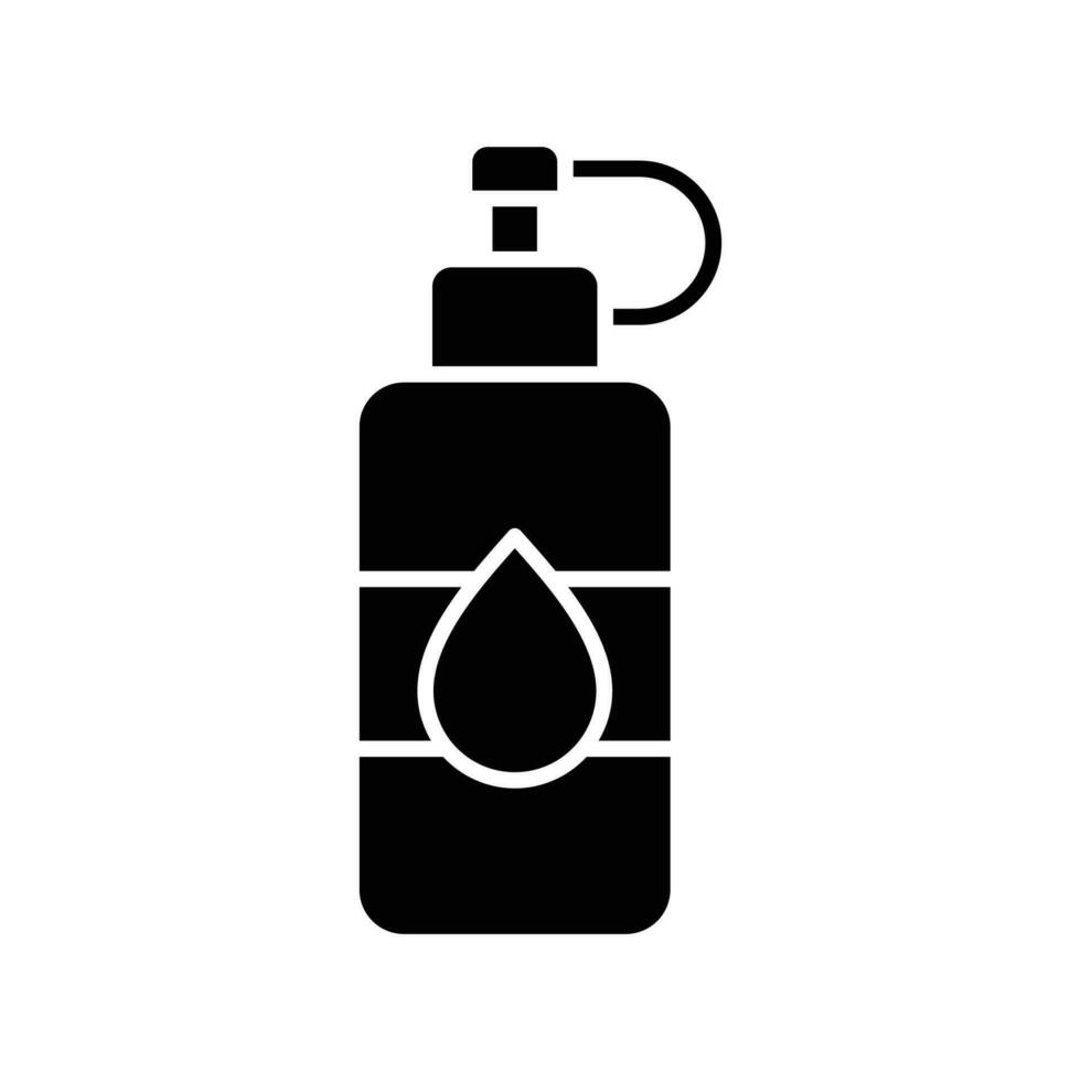 Wasser Flasche Symbol Vektor Design Vorlage einfach und modern