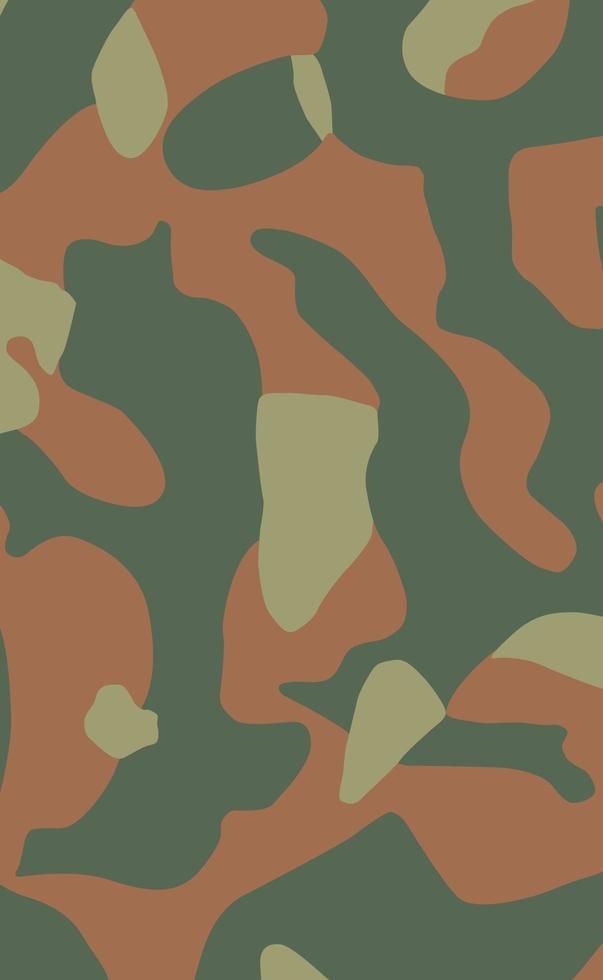 militärische Tarnung Textur Khaki Druck Hintergrund - Vektor