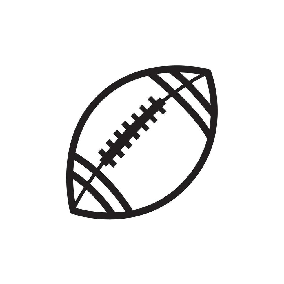 American-Football-Symbol vektor