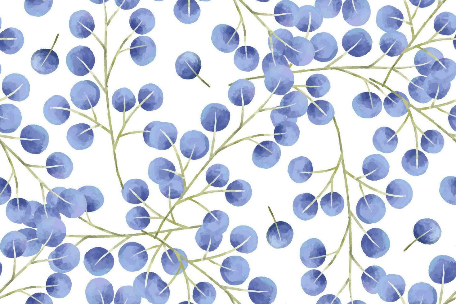 botanisch nahtlos Muster mit Geäst, Blätter, Kräuter, Illustration vektor