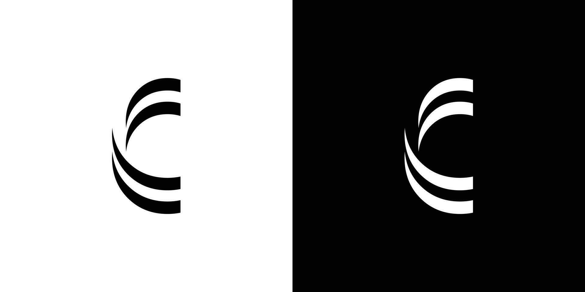modern und einzigartig Brief c Initialen Logo Design vektor