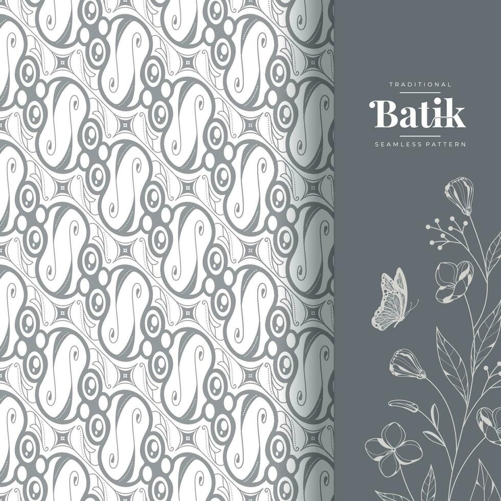 javanisch Batik Muster Lager Vektor