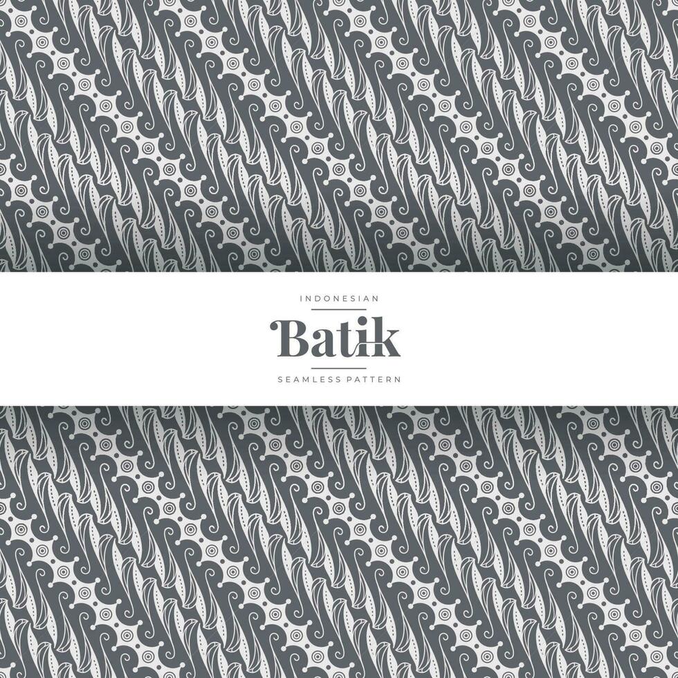 minimalistisch javanisch Batik Muster Lager Vektor