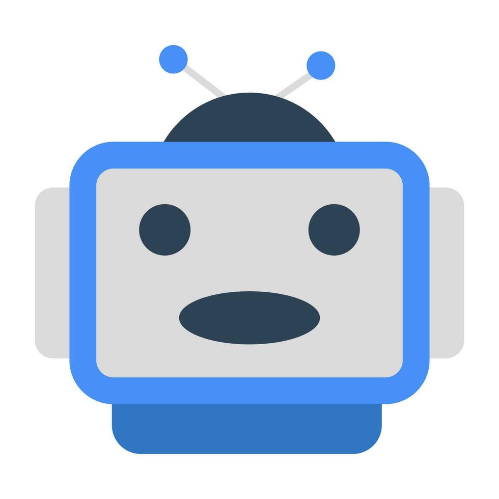 ein Icon-Design von Talk Bot vektor