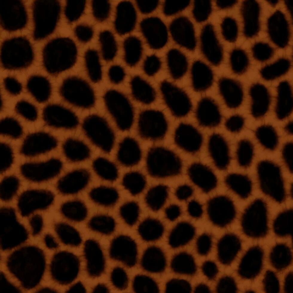 leopard vattenfärg mönster. färga slips djur- beige och brun fläckar. gepard, panter, jaguar hud skriva ut vektor