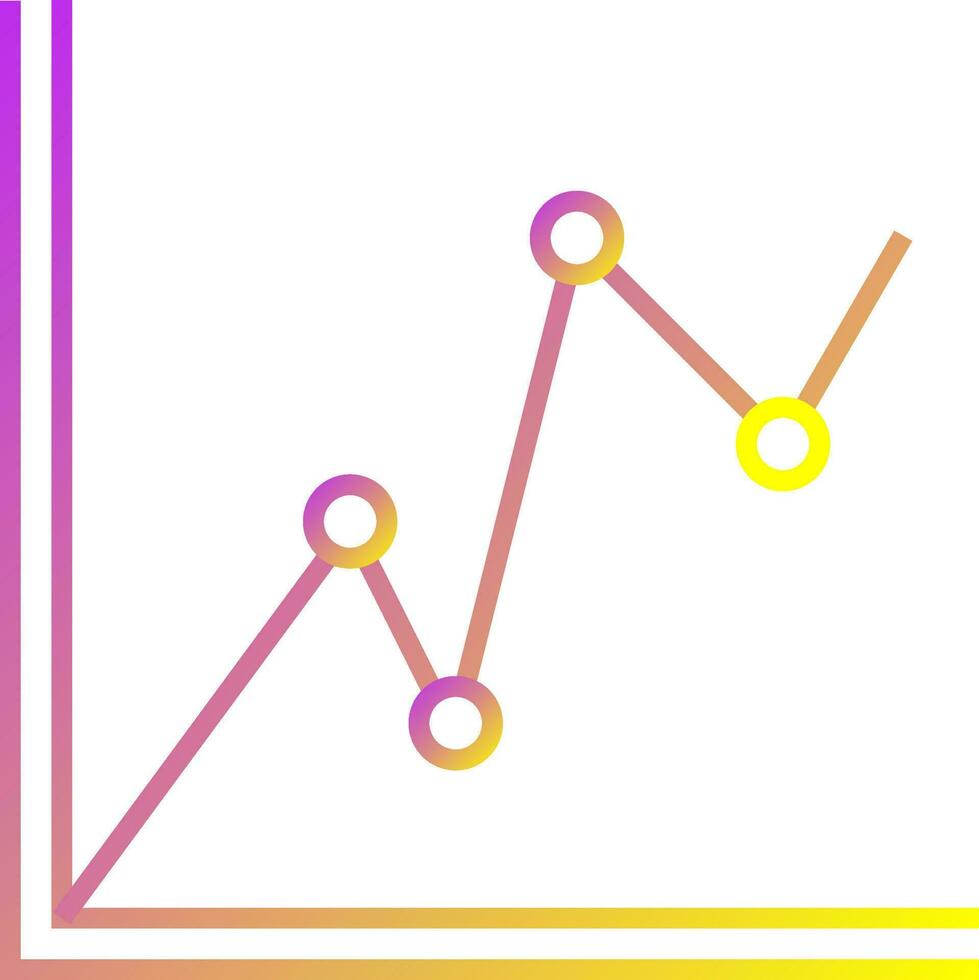 statistisk Graf vektor ikon