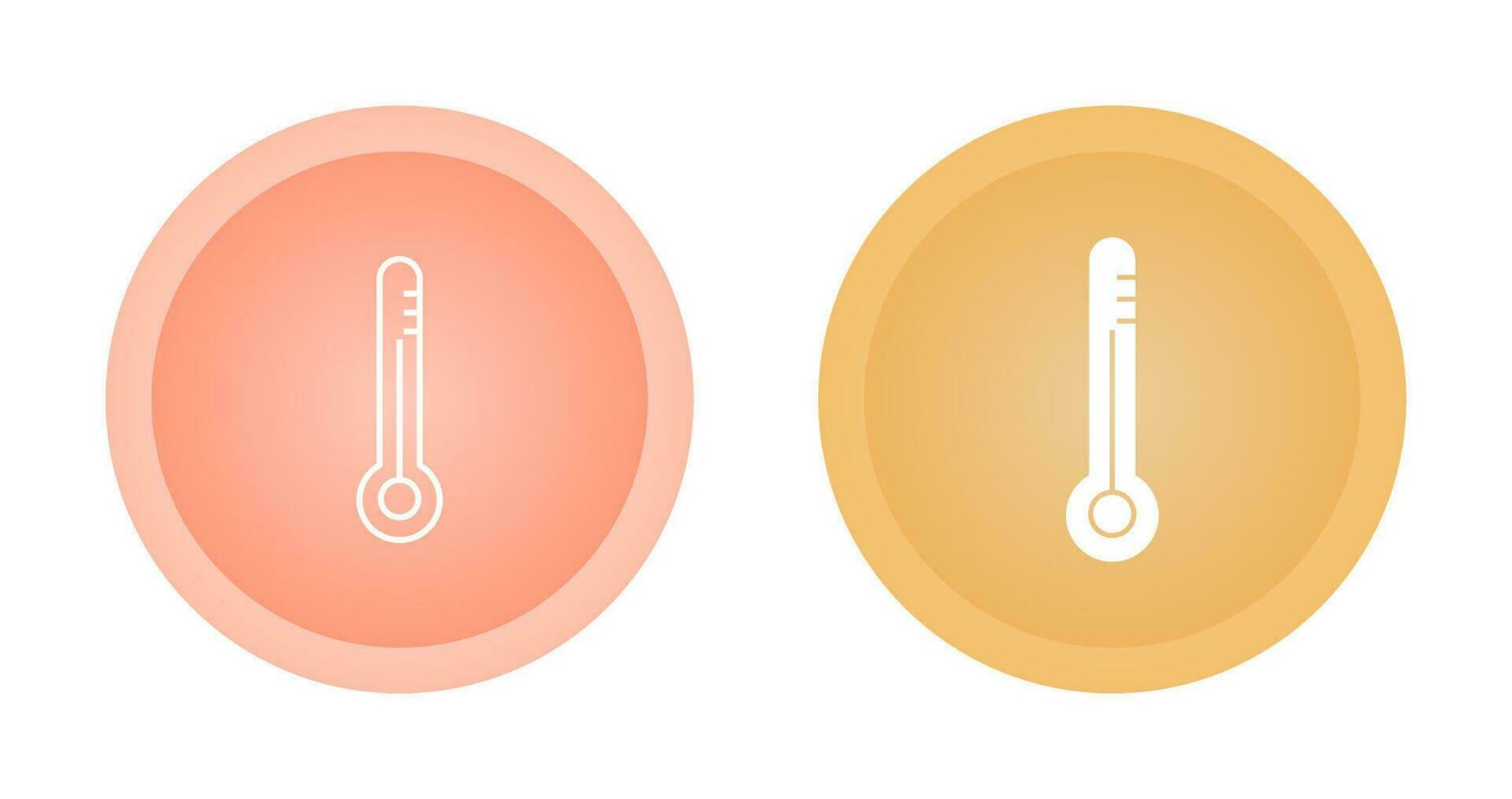 Thermometer-Vektor-Symbol vektor