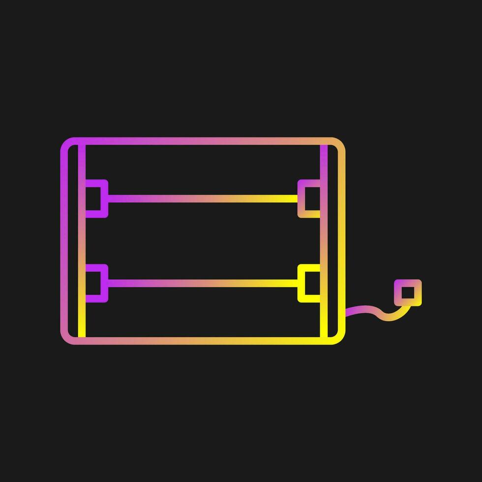 Vektorsymbol für elektrische Heizung vektor