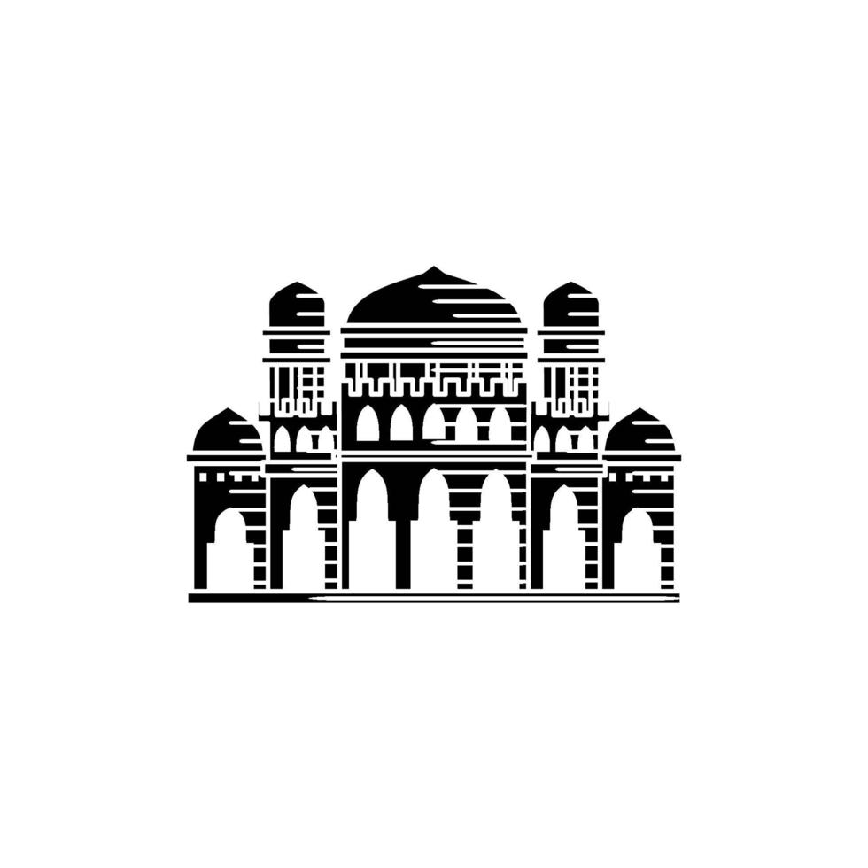 moské illustration formgivningsmall vektor
