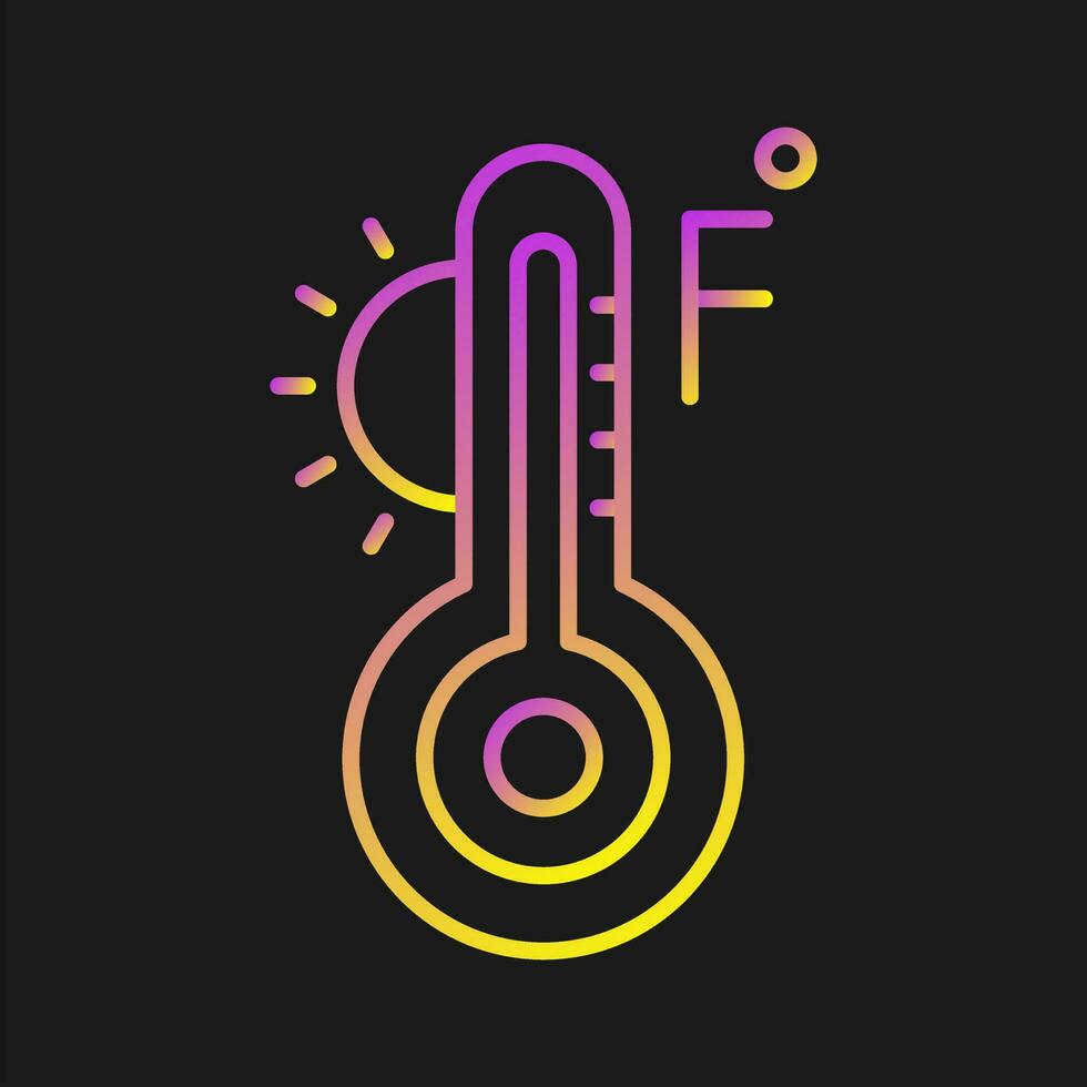 Fahrenheit vektor ikon