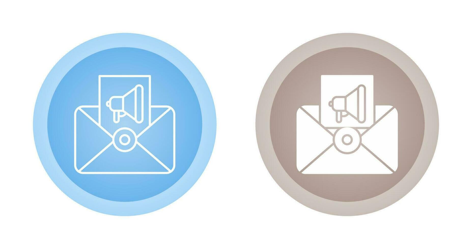 Vektorsymbol für Werbebotschaften vektor