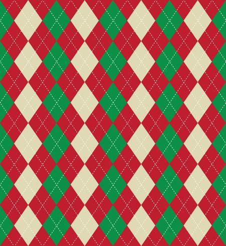 Weihnachten argyle Muster vektor