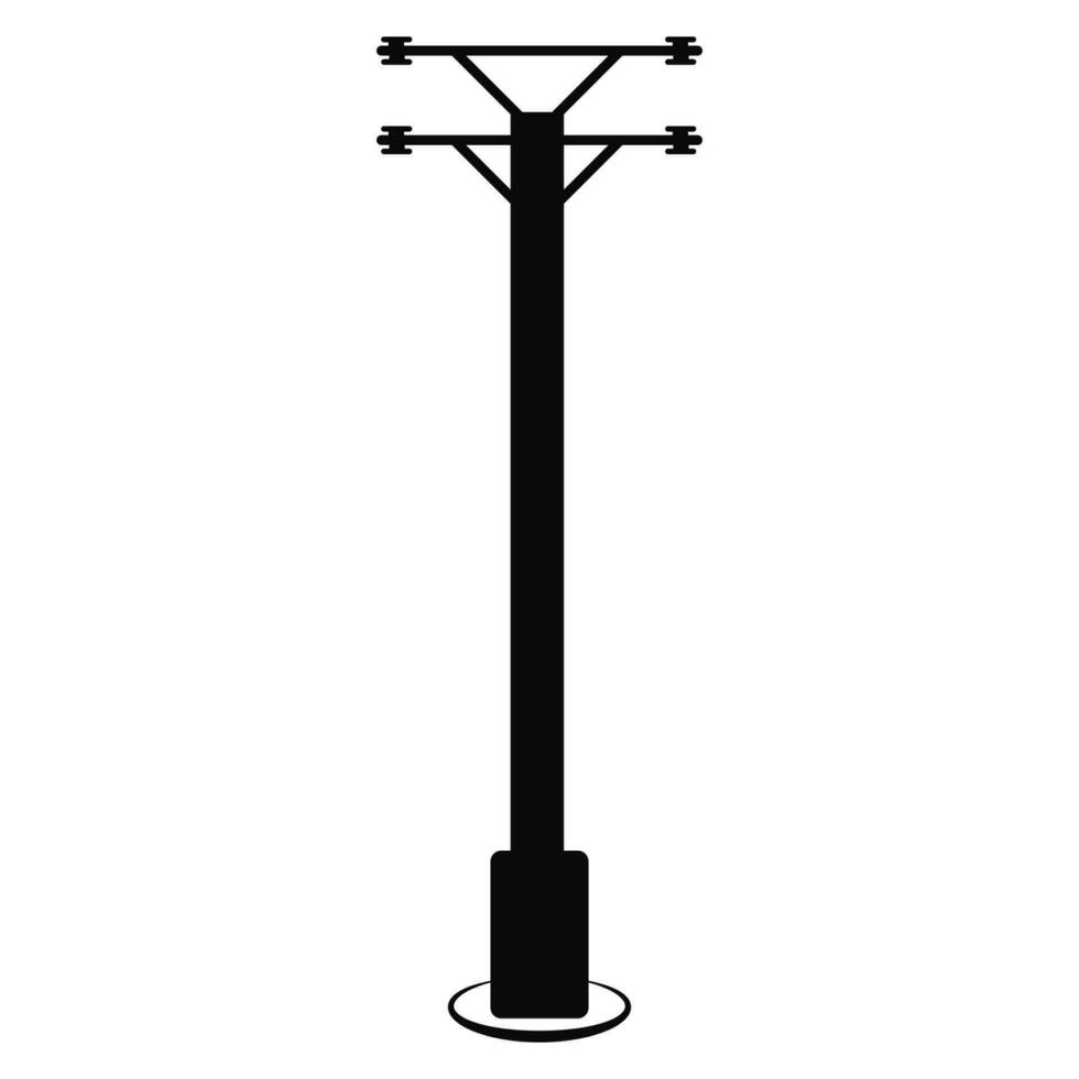 Leistung Pole Logo Vektor