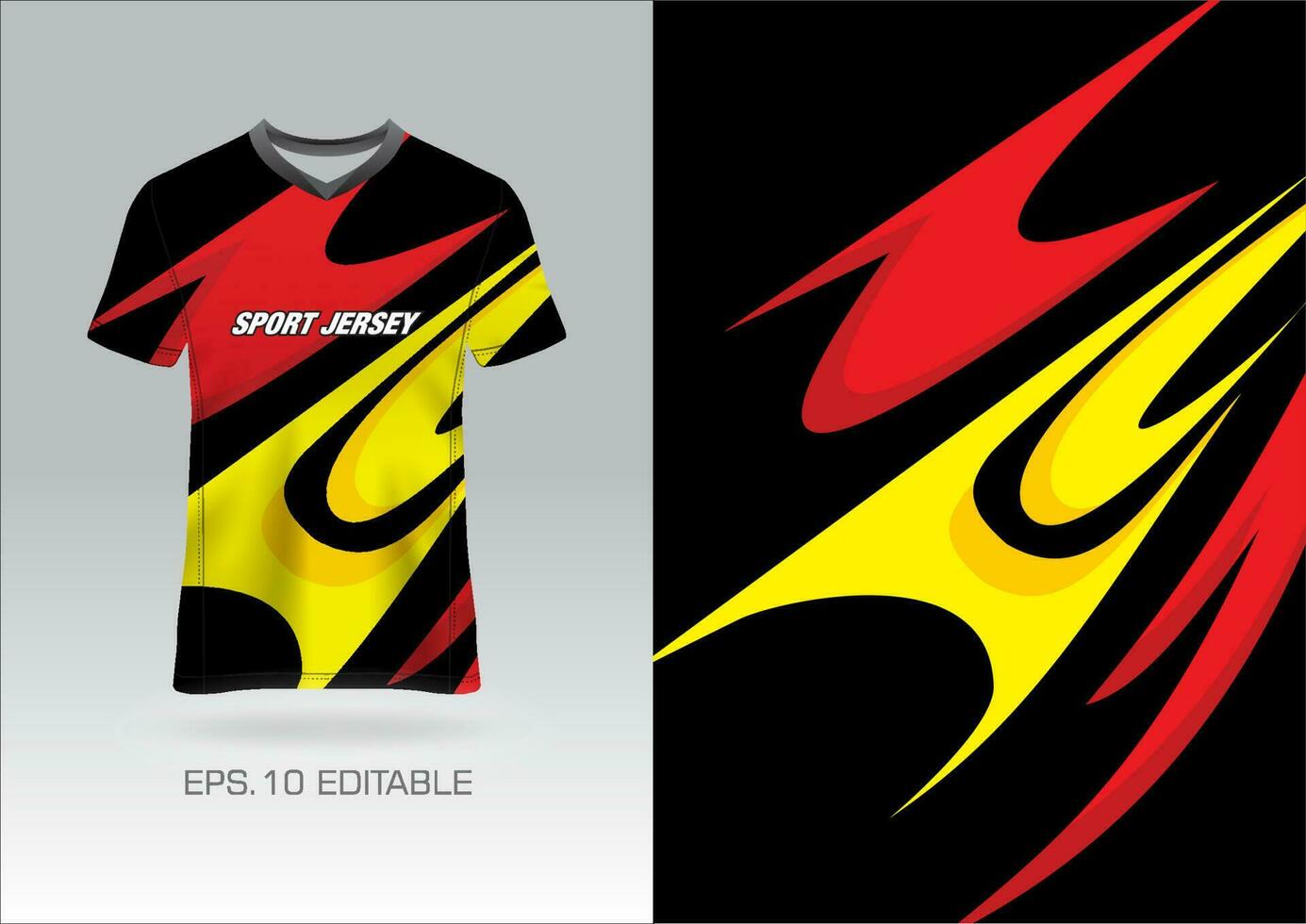 T-Shirt Sport abstrakt Textur Fußbal Design zum Rennen Fußball Spielen Moto-Cross Spielen vektor