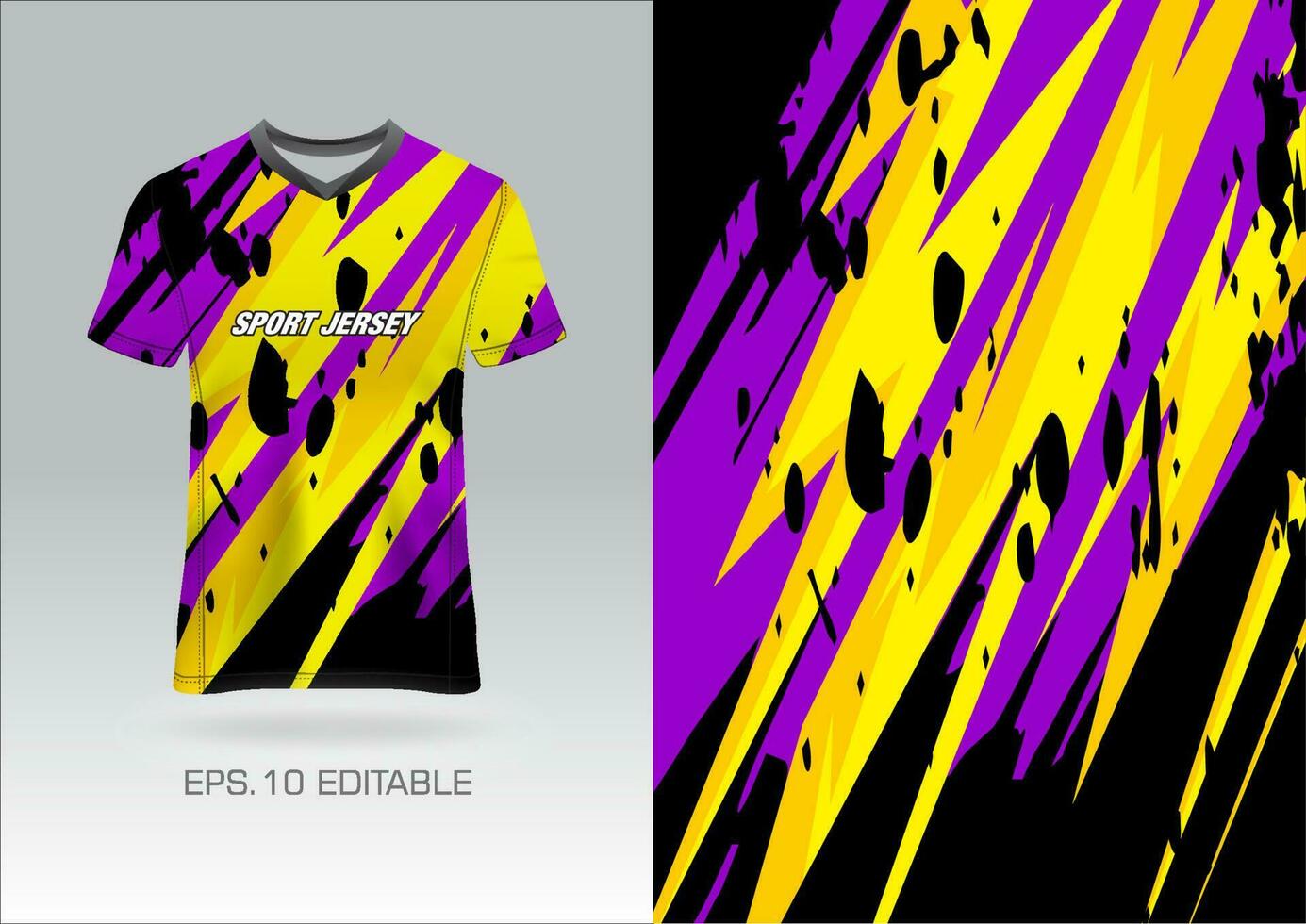 T-Shirt Sport abstrakt Textur Fußbal Design zum Rennen Fußball Spielen Moto-Cross Spielen vektor