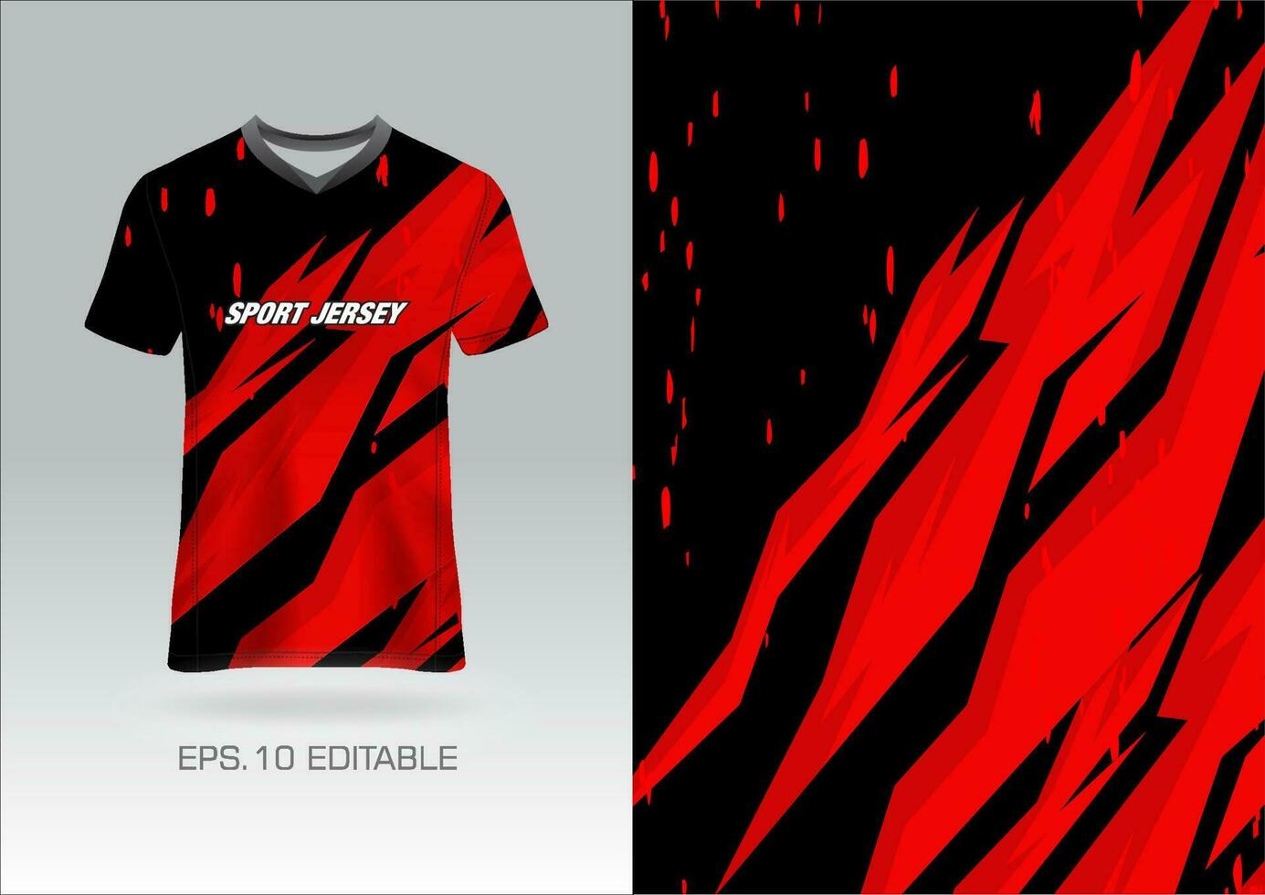 T-Shirt Sport abstrakt Textur Fußbal Design zum Rennen Fußball Spielen Moto-Cross Spielen vektor