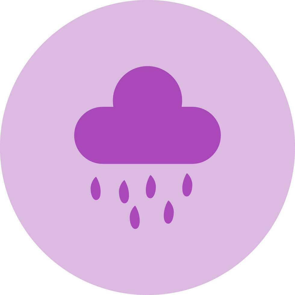Regenwolken-Vektorsymbol vektor