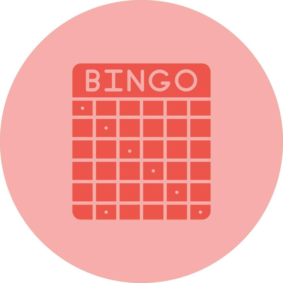 Bingo-Vektor-Symbol vektor