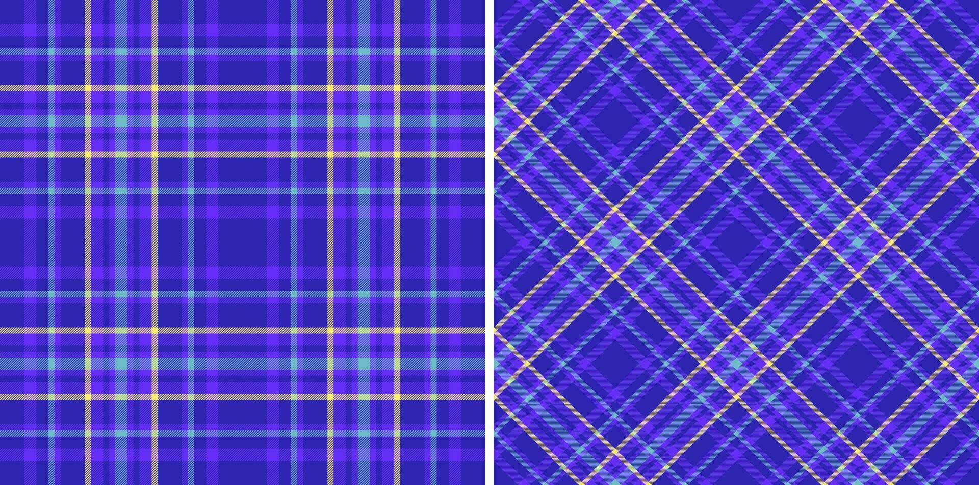 Vektor nahtlos Textur. prüfen Plaid Hintergrund. Tartan Textil- Stoff Muster.