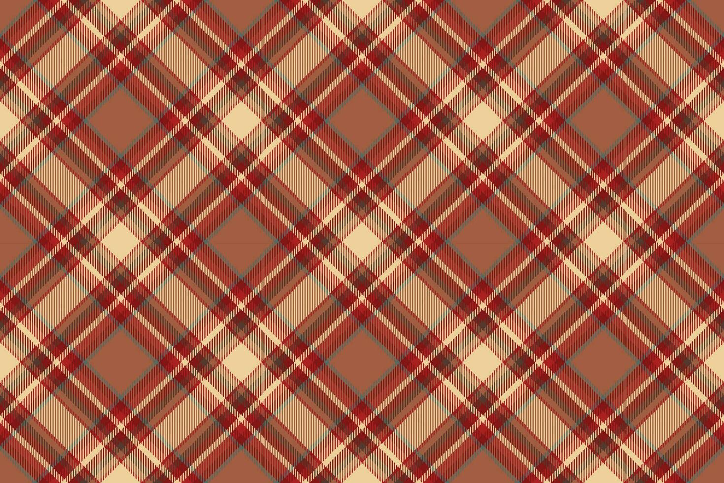 tartan schottland nahtloser karierter mustervektor. Retro-Hintergrundstoff. Vintage Check Farbe quadratische geometrische Textur. vektor