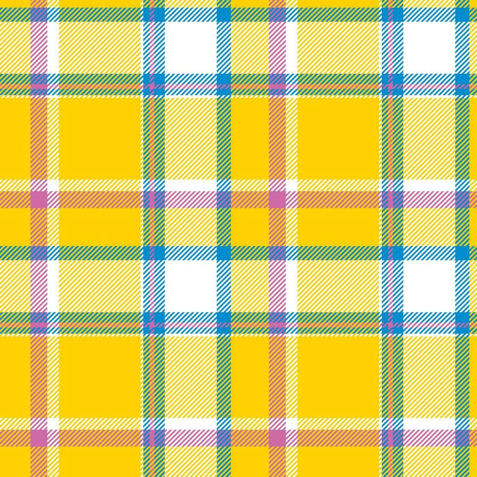 tartan schottland nahtloser karierter mustervektor. Retro-Hintergrundstoff. Vintage Check Farbe quadratische geometrische Textur. vektor