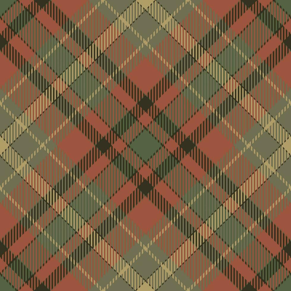 tartan schottland nahtloser karierter mustervektor. Retro-Hintergrundstoff. Vintage Check Farbe quadratische geometrische Textur. vektor