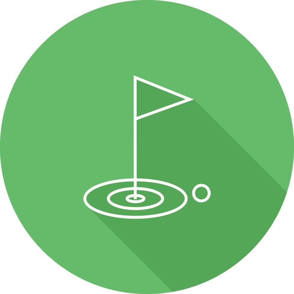 Golf-Vektor-Symbol vektor