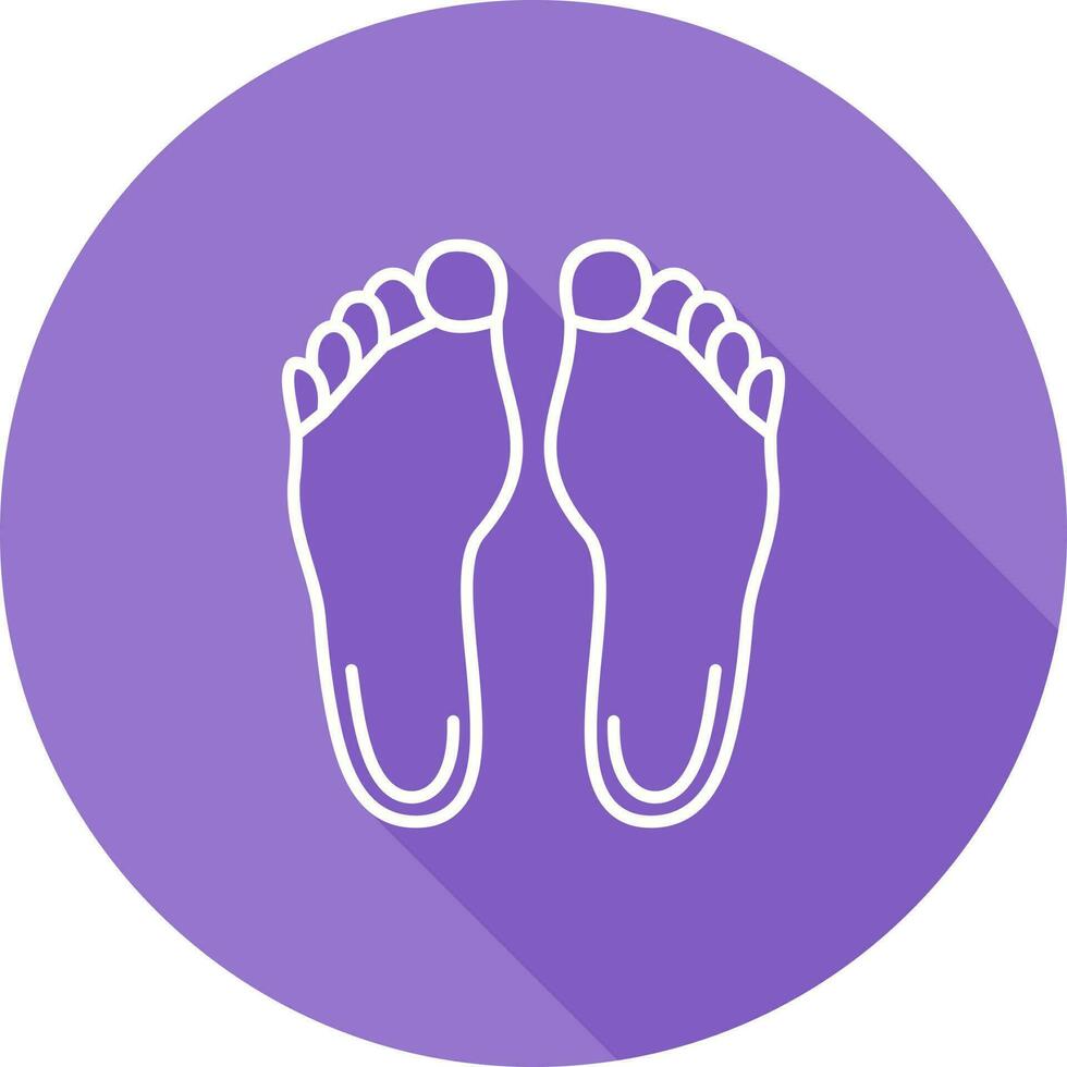 fötter vektor ikon