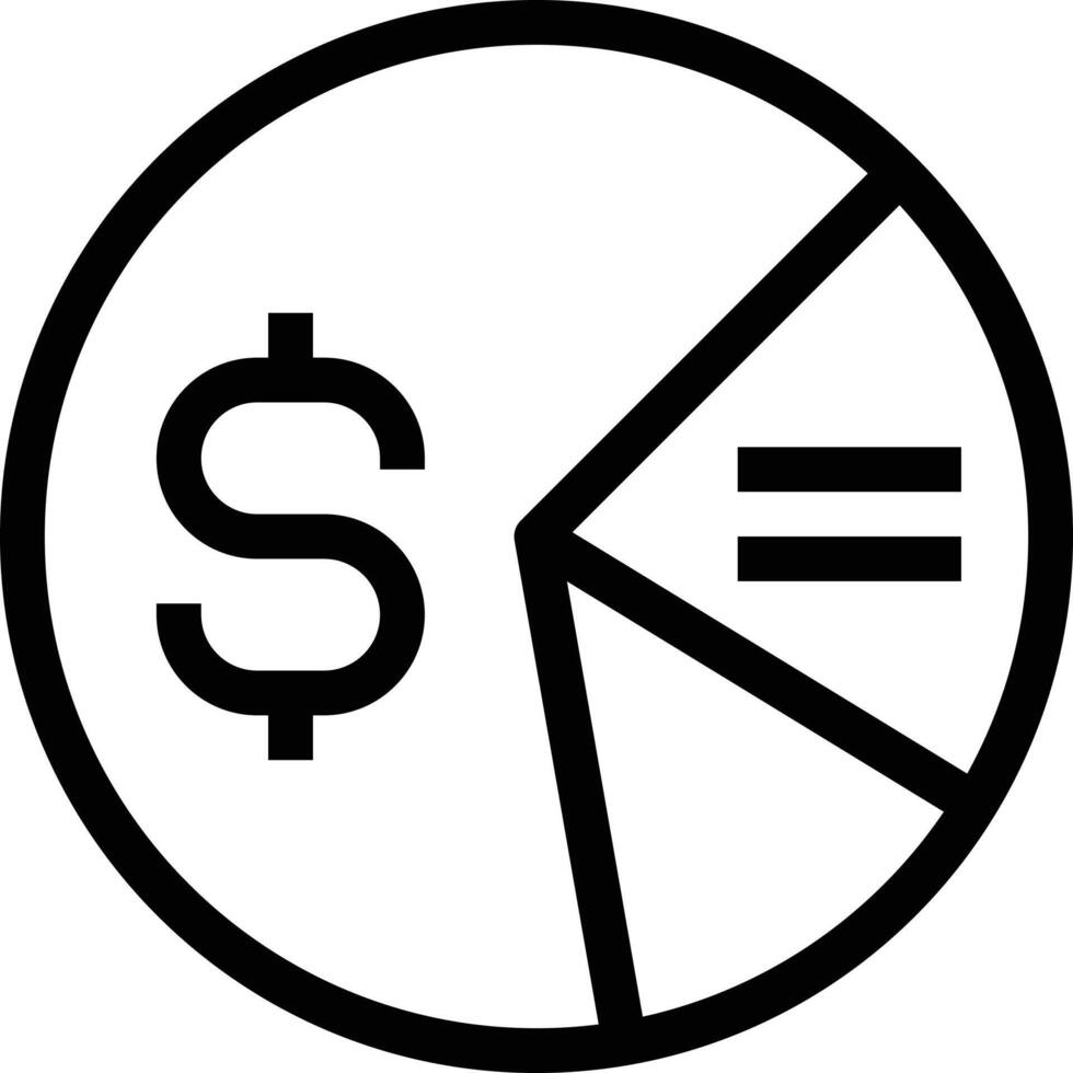 Dollar-Vektorillustration auf einem Hintergrund. hochwertige Symbole. Vektorsymbole für Konzept und Grafikdesign. vektor