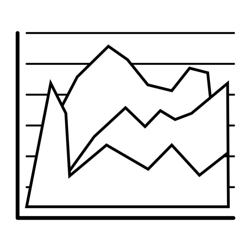 analys ikon vektor uppsättning. analys illustration tecken samling. schema symbol.