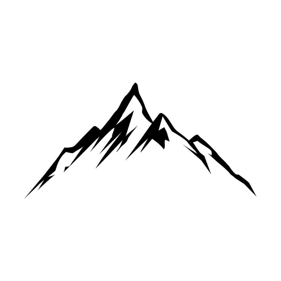 Berge Symbol Vektor. Wanderung Illustration unterzeichnen. wild Natur Symbol oder Logo. vektor