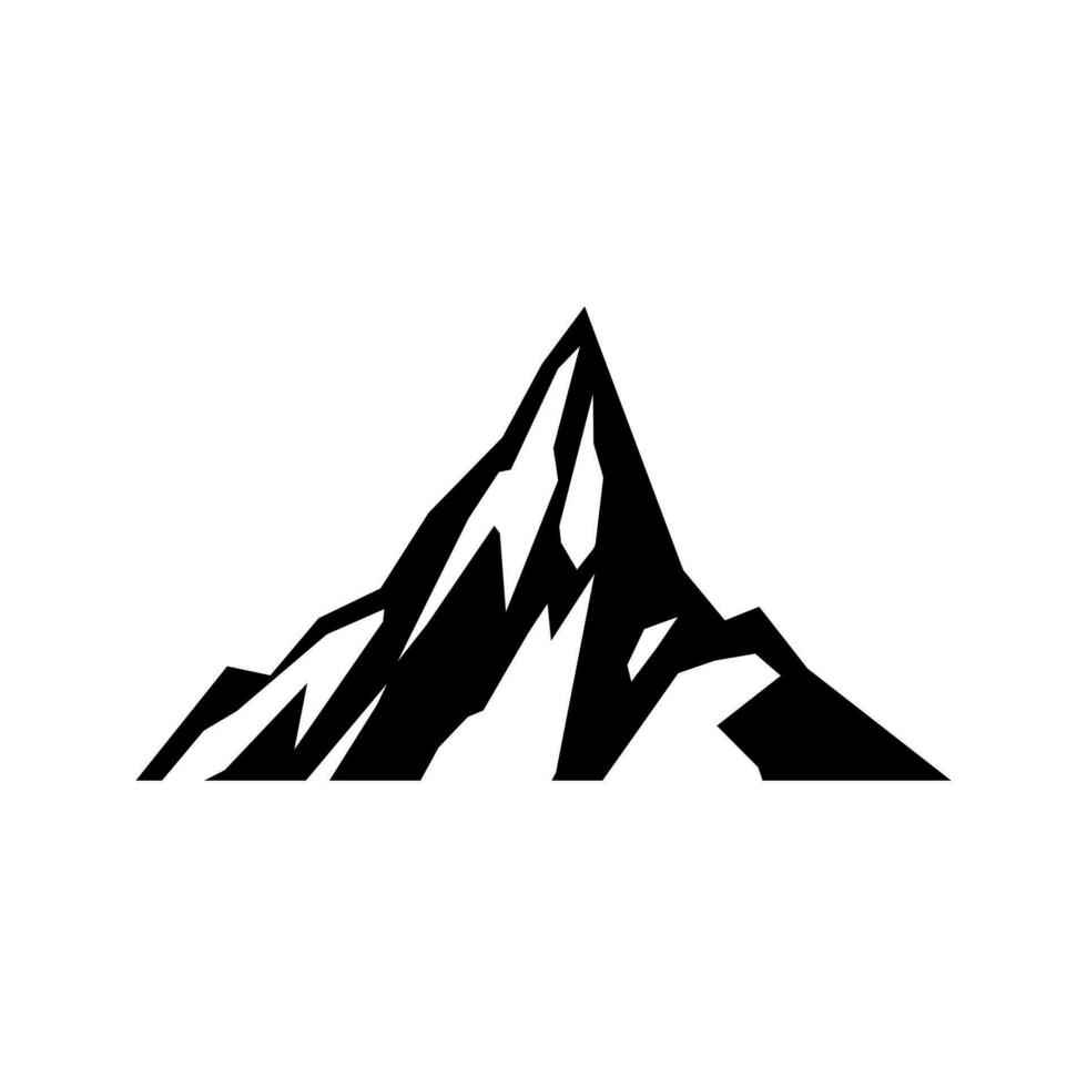 Berge Symbol Vektor. Wanderung Illustration unterzeichnen. wild Natur Symbol oder Logo. vektor