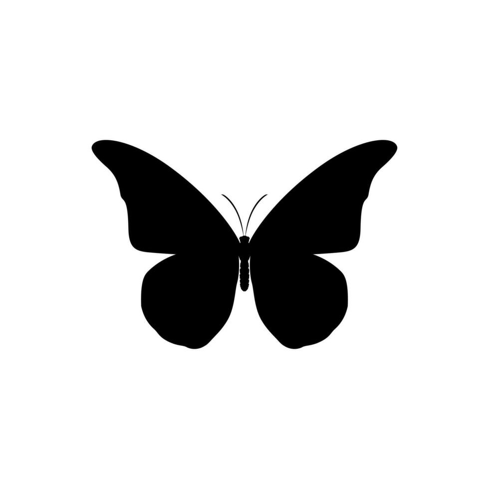 Schmetterling Vektor Symbol. Insekt Illustration unterzeichnen. Motte Symbol.