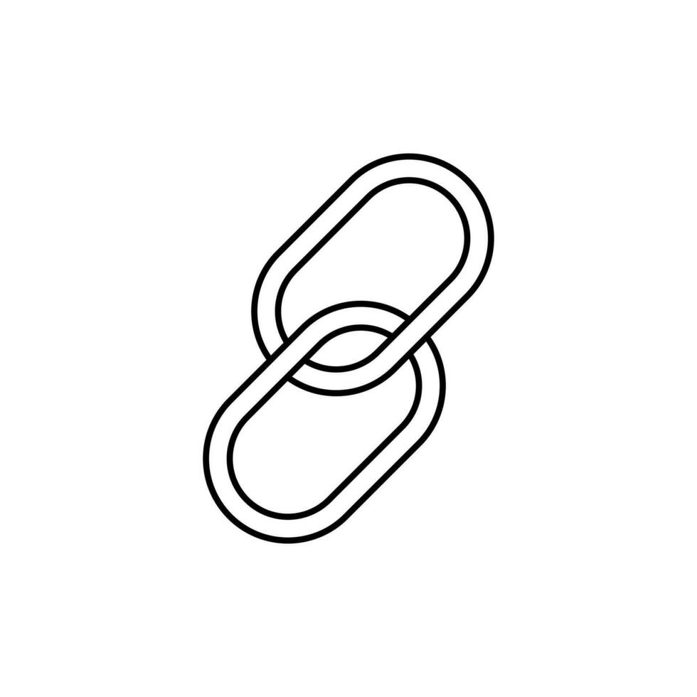 Verknüpfung Symbol Vektor. Netz Adresse Illustration unterzeichnen. Webseite Symbol oder Logo. vektor