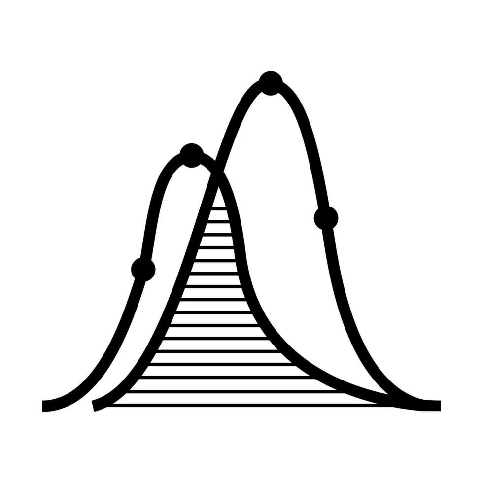 analys ikon vektor uppsättning. analys illustration tecken samling. schema symbol.