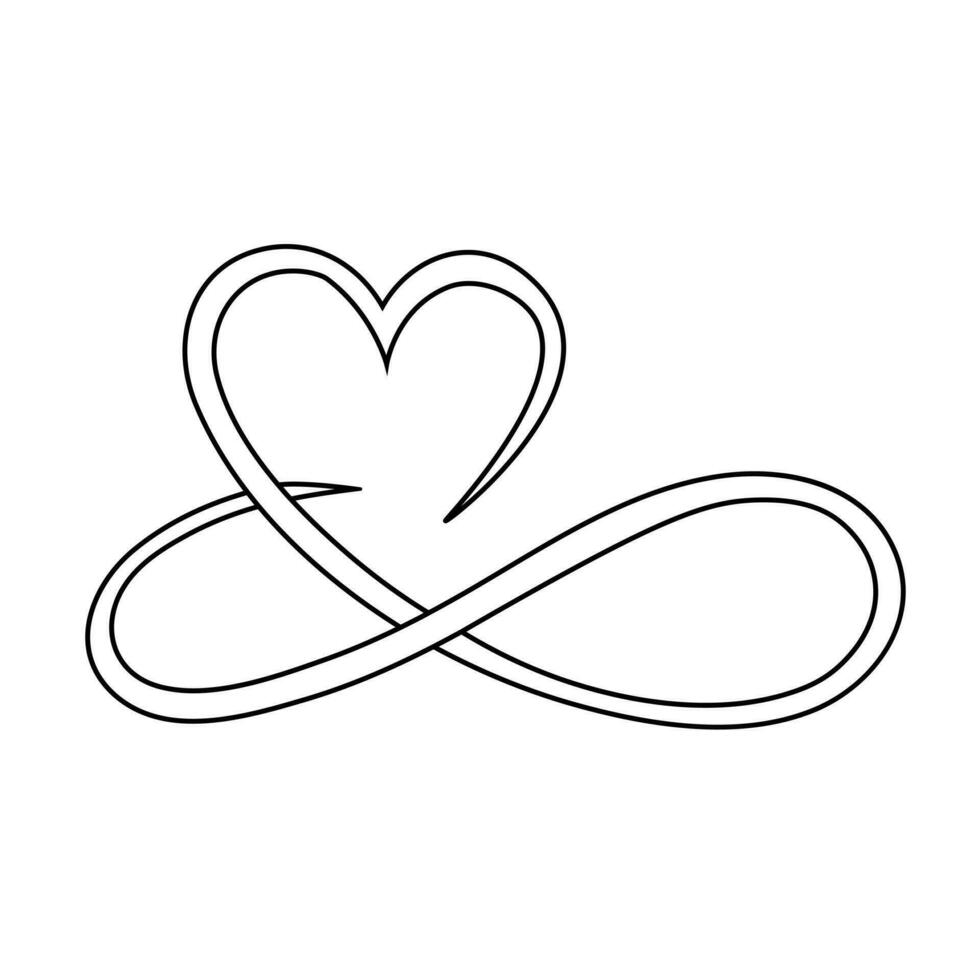 Jahrgang Herz Symbol Vektor Satz. Liebe Illustration Zeichen Sammlung. Romantik Symbol.