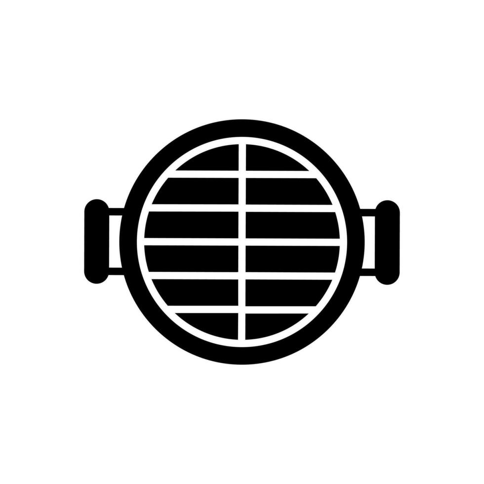 Grill Vektor Symbol. Grill Illustration unterzeichnen. Grill Symbol.