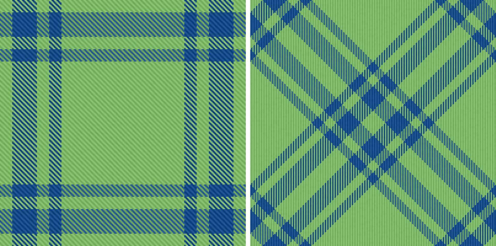 Hintergrund Vektor Stoff. Plaid Textil- überprüfen. nahtlos Textur Tartan Muster.