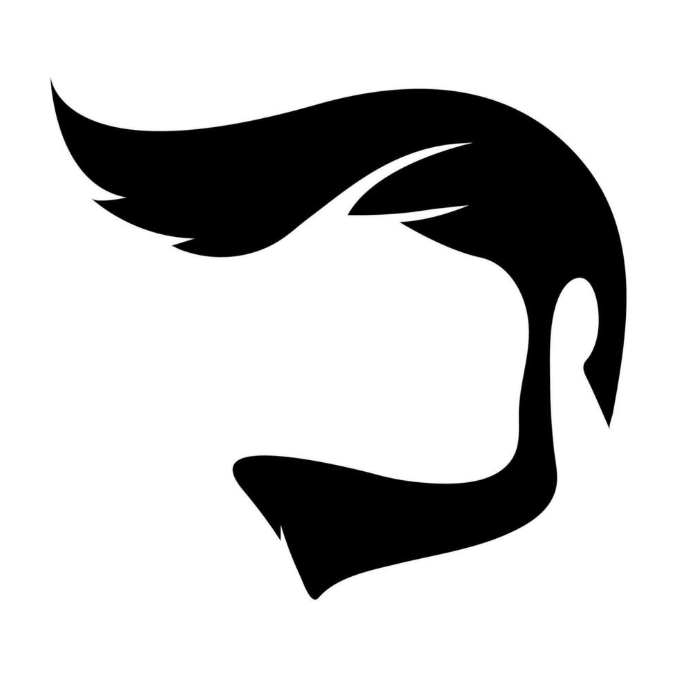 hår logotyp vektor illustration