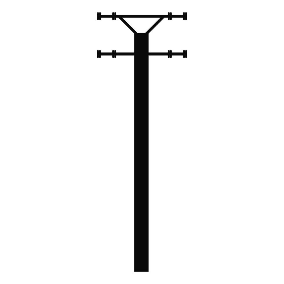 Leistung Pole Logo Vektor