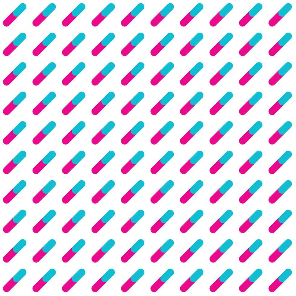abstrakt nahtlos Rosa Blau parallel diagonal Linie Muster. vektor