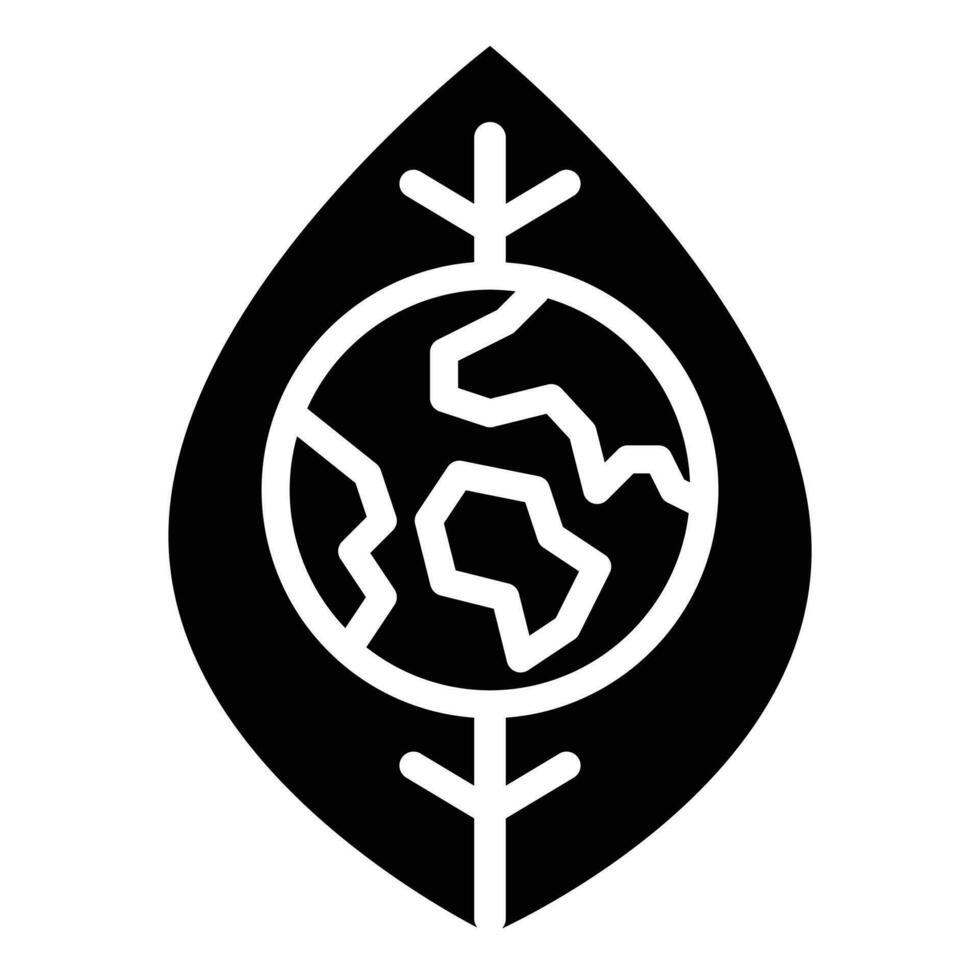 Laub Symbol Zeichen Symbol Grafik Vektor Illustration